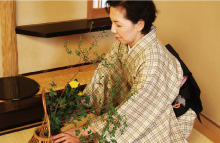 季節・用途に合わせたおもてなし。生け花